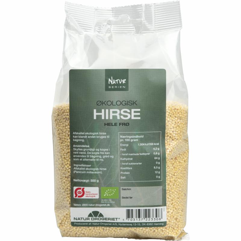 Hirsegryn Hel 500 g Øko